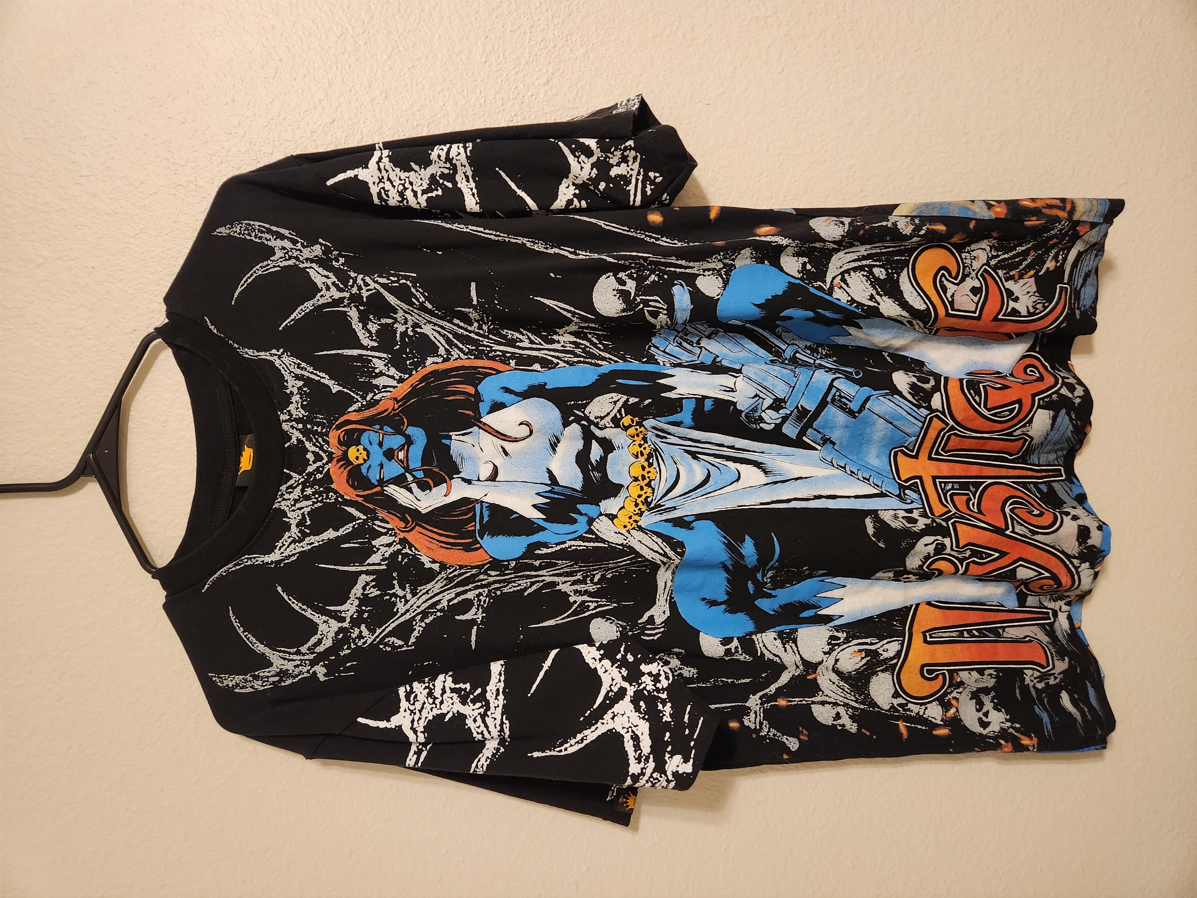 Vintage 90s Marvel Mystique X-Men All-Over Print T-Shirt AOP